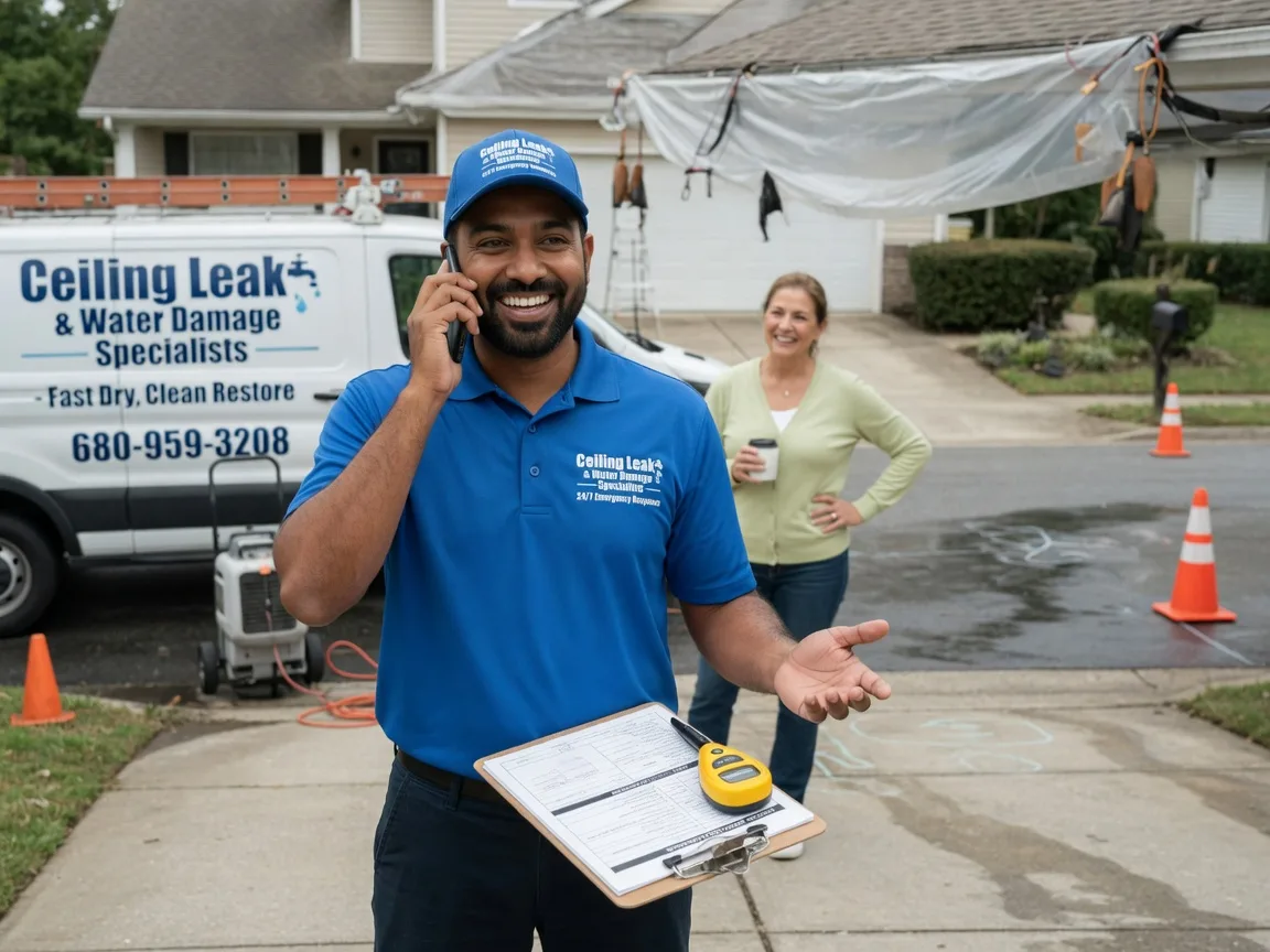 Ceiling Leak Cleanup Pasadena, TX FAQs